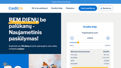 Credit24 screenshot Credit24